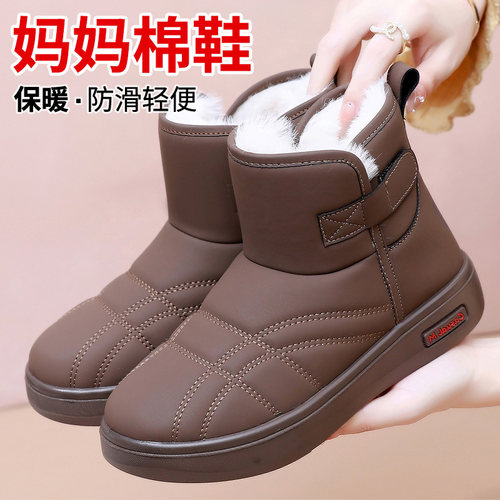 老北京布鞋女款2025新款冬季加绒