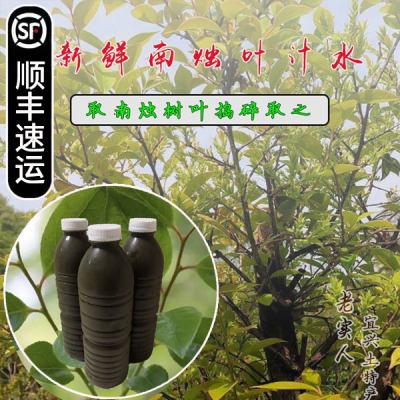 乌叶汁南烛叶汁水包黑顺丰快递