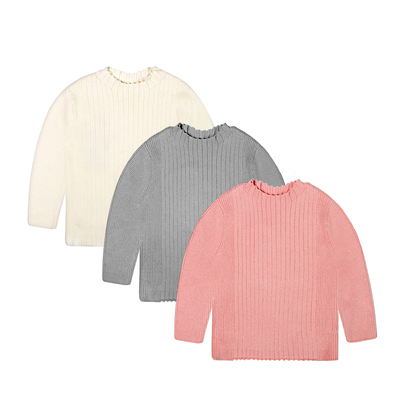 秋冬女童半高领弹力保暖打底衫