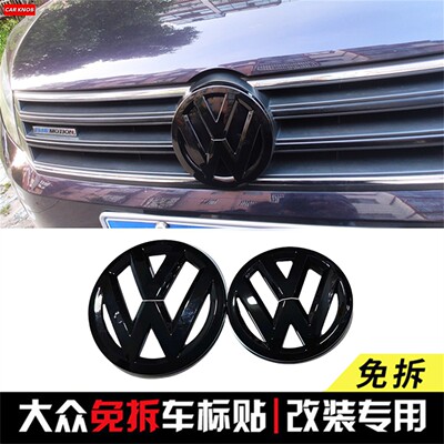 11-20帕萨特改装黑色中网标贴