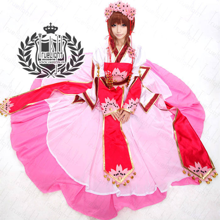 原版和服白夜之城小樱樱花和服