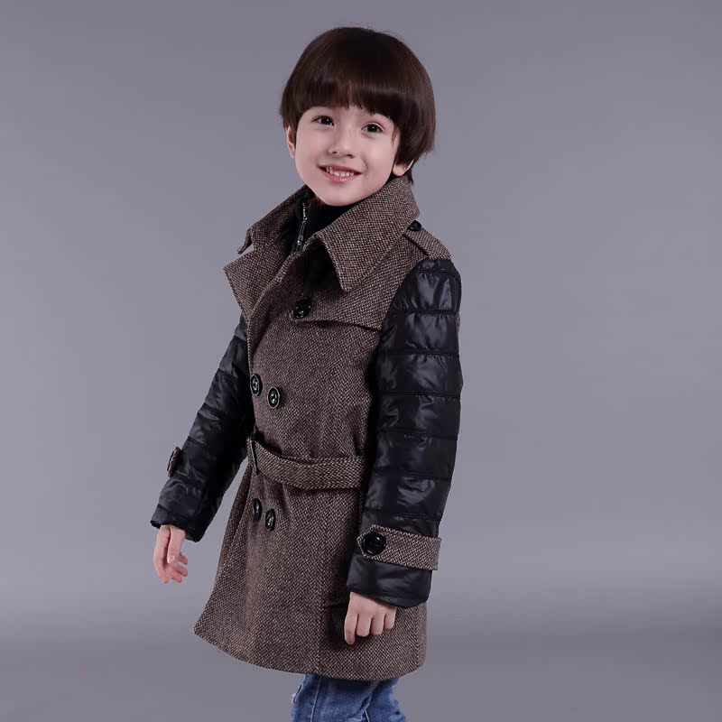 Manteau pour garcon en laine - Ref 2161439 Image 4