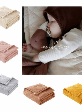 跨境婴儿Muslin夹棉被子宝宝四季被儿童纱布加厚盖毯亲肤空调被