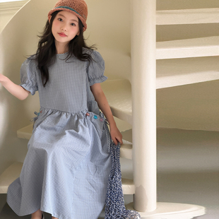 女童连衣裙2026新款大童女装儿童夏季超好看裙子初中生绝美薄款裙