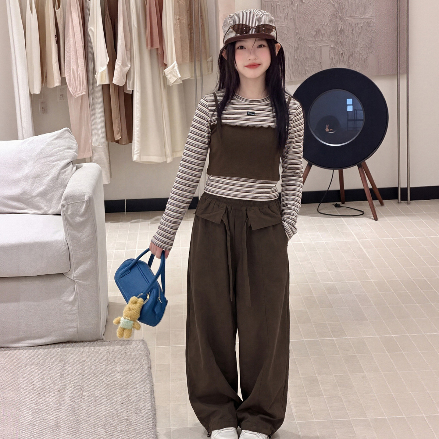女童套装2026新款秋季又酷又飒的大童女装青少年女孩穿搭儿童衣服图片