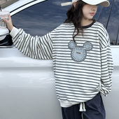 儿童春款 洋气打底上衣 套头衫 春装 清仓 女童卫衣春秋中大童春季