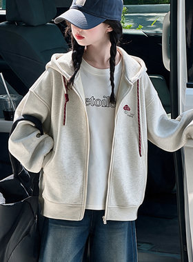 女童外套2026新款时髦洋气冬装加绒加厚韩版女大童衣服童装女装