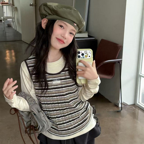 女童秋季套装2026新款儿童衣服洋气时髦早秋初中生独特超好看穿搭
