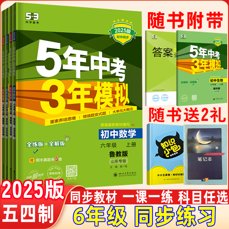 5.3中考五四制山东同步练习