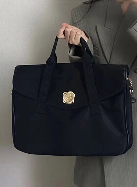 适用苹果笔记本手提电脑包斜挎手持多用时尚男女macbook12pro收纳13.3air15.6英寸日常通勤16.2pro13.6防摔