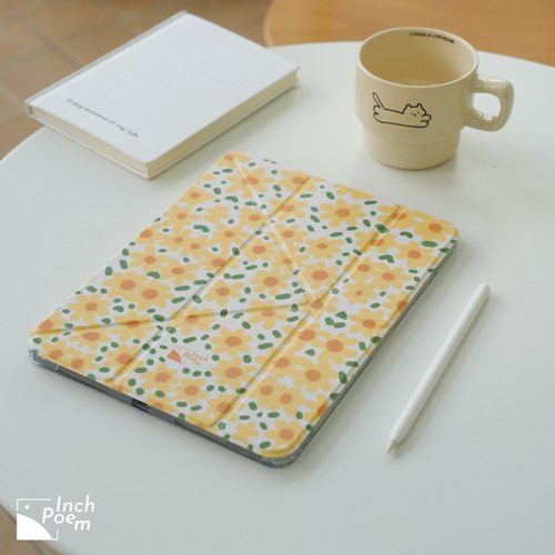 「满页黄花」写意保护壳适用iPad10保护壳新款2026苹果iPadAir/7/6平板保护套3+Y折11代mini7笔槽Pro11寸女