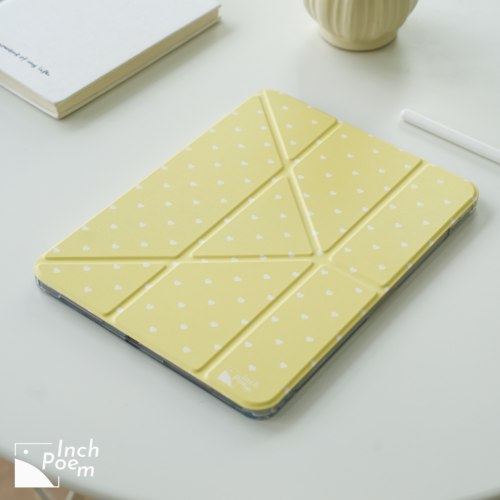 「蜜语软心-奶油黄」写意保护壳适用iPad保护壳新款2026苹果iPadAir7/6平板保护套3+Y折10代mini7笔槽11寸女