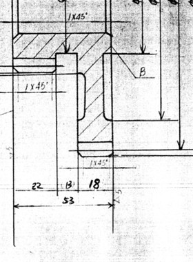 天水星火床CW61100A/车6032A车床配件 双联齿轮Z21/46机床配件