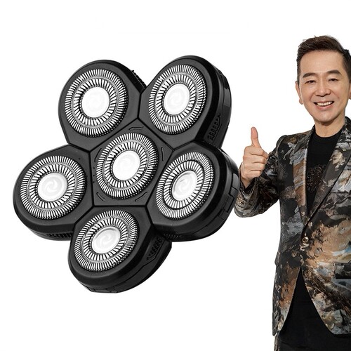 约克六头备用刀头自己刮光头机