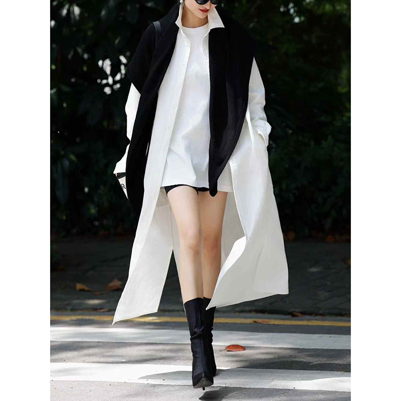 大牌套装白色上衣衬衫裙