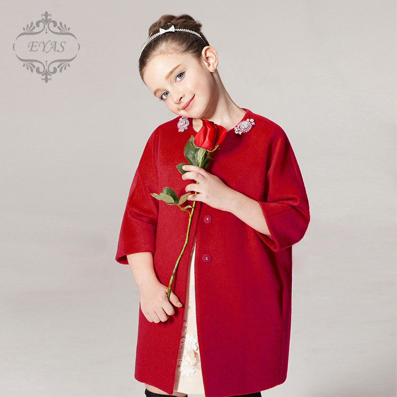 Manteau pour fille EYAS en mélange - Ref 2162340 Image 5