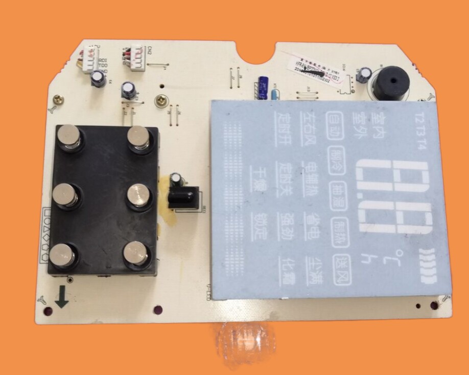 适用美的空调显示板DISPLAY-F(BP)按键板202302100605