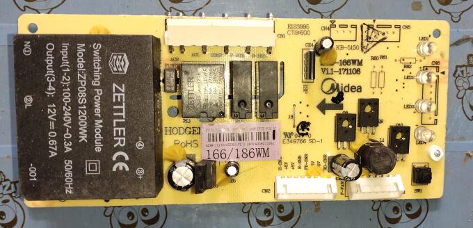 适用于美的冰箱BCD-186WM 166WM电脑板控制板主控板217WTM电源板