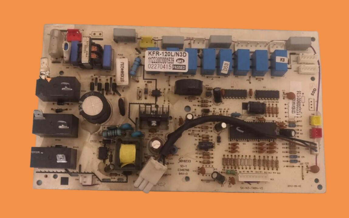 适用奥克斯5P匹空调内机主板 SX-N3-T46N-V2主板柜机KFR-120L/N3D