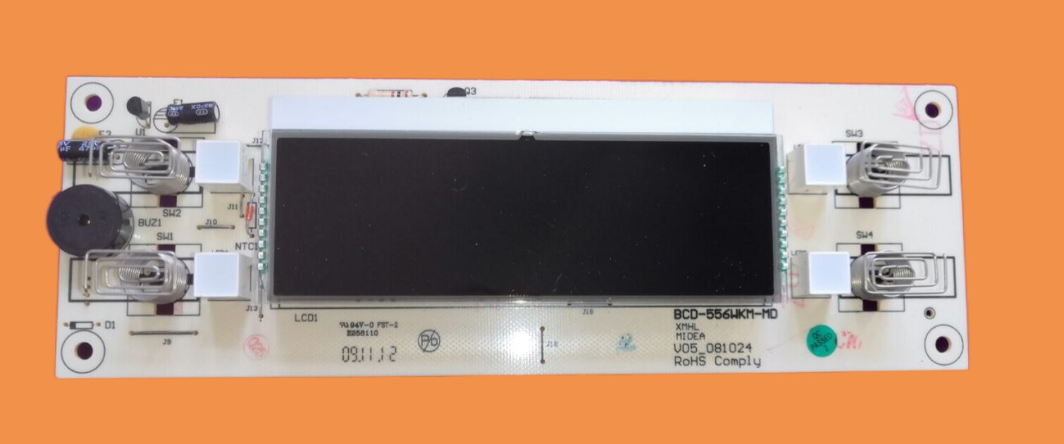 适用美的 凡帝罗冰箱显示板按键板BCD-556WKM-MD 不带外壳