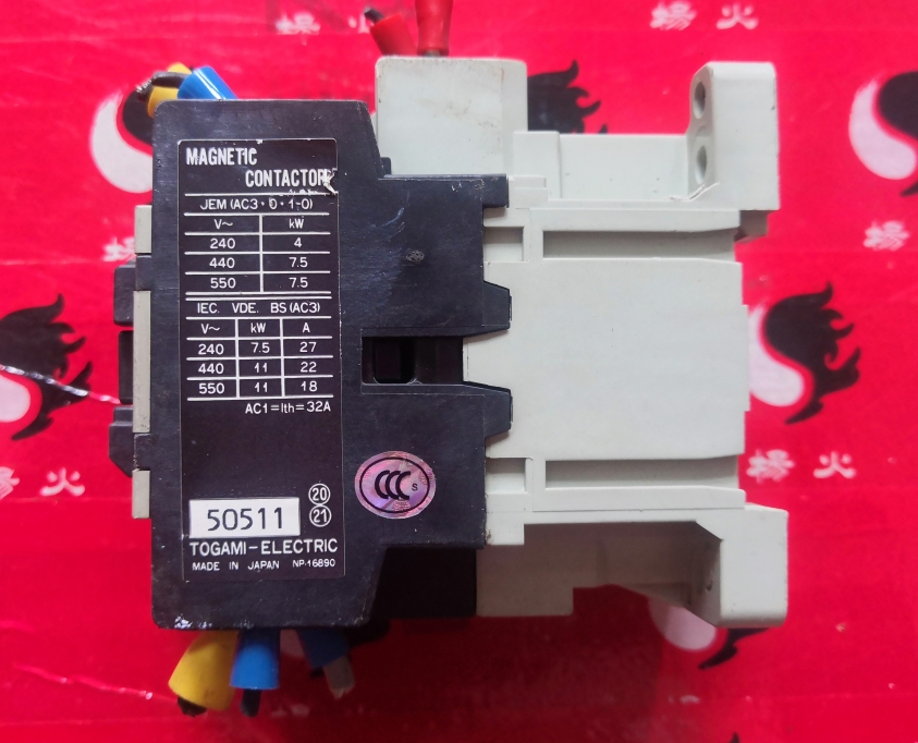适用TOGAMI-ELECTRIC 30611 JEM AC301D进口日本接触器