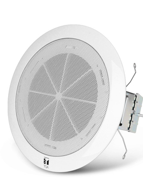 TOA PC-1868D-CH吸顶天花板嵌入式喇叭套装音乐咖啡餐厅2分区功放