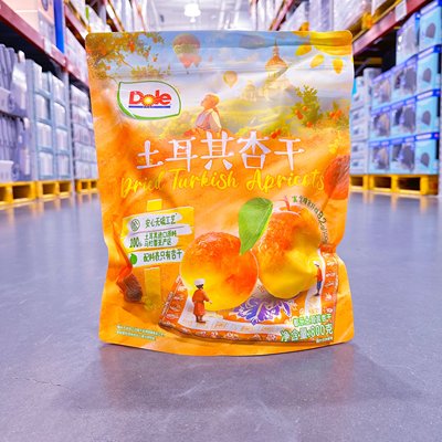 山姆会员超市代购零添加香甜软糯果干零食都乐土耳其杏干800g