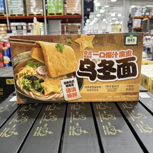 山姆会员店代购速食简餐快餐圃美多日式鲣鱼汤一口爆汁腐皮乌冬面