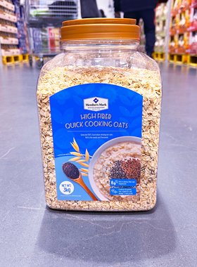 麦德龙Costco开市客会员超市上海代购奇亚籽MM高纤快熟燕麦片3kg