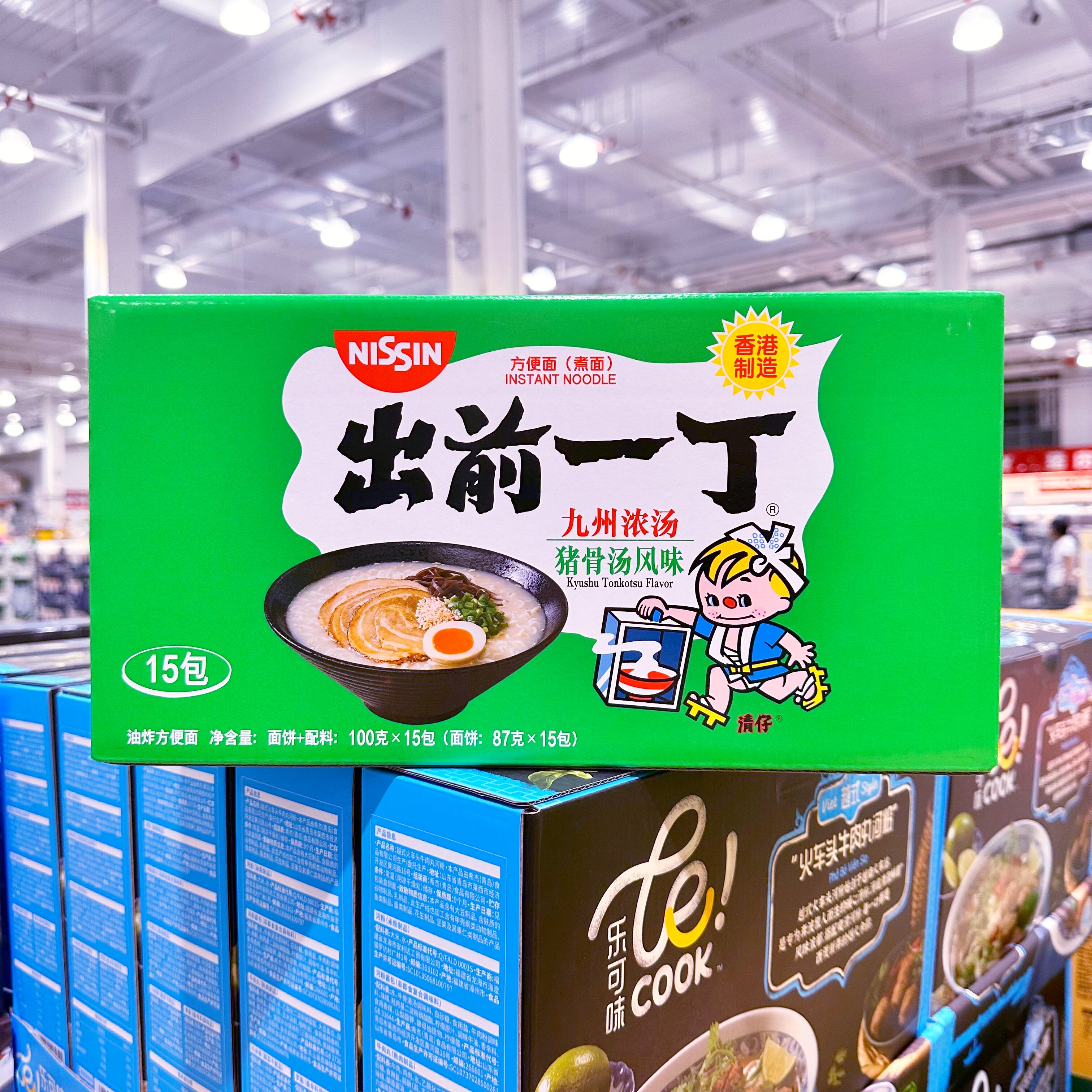 上海SamCostco开市客会员超市代购出前一丁九州浓汤猪骨味方便面