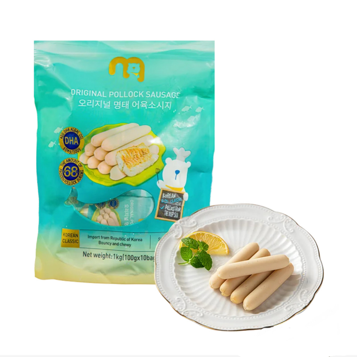 麦德龙Costco会员超市代购儿童速食肉肠韩国进口麦臻选原味鳕鱼肠