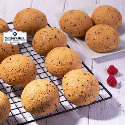 SamCostco会员店代购面包糕点Member’s Mark原味麻薯面包约24个