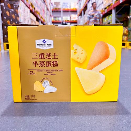Member’sMark三重芝士半蒸蛋糕