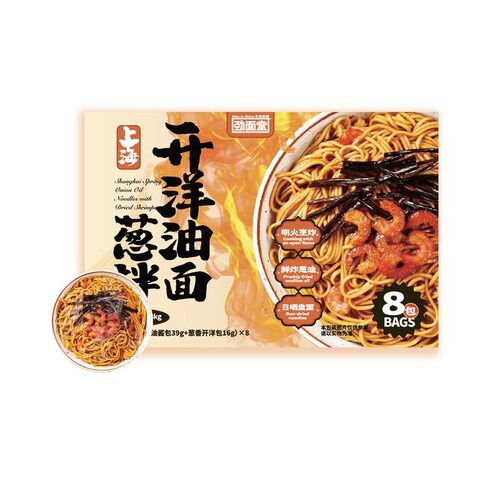 山姆开洋葱油拌面8份装1.08KG