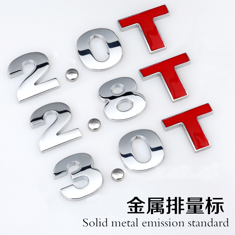 Æû³µÅÅÁ¿±êÊý×Öβ±ê3DÁ¢Ìå½ðÊô³µÌùv6³µ±ê×ÖĸÌùÖ½4wd 1.5t 2.0t