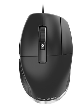 3Dconnexion CadMouse Pro CAD专业制图绘图 三3键 有线绘图鼠标