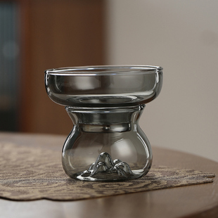 功夫茶漏茶滤茶叶过滤网茶水分离茶隔泡茶神器玻璃滤茶公道杯配件