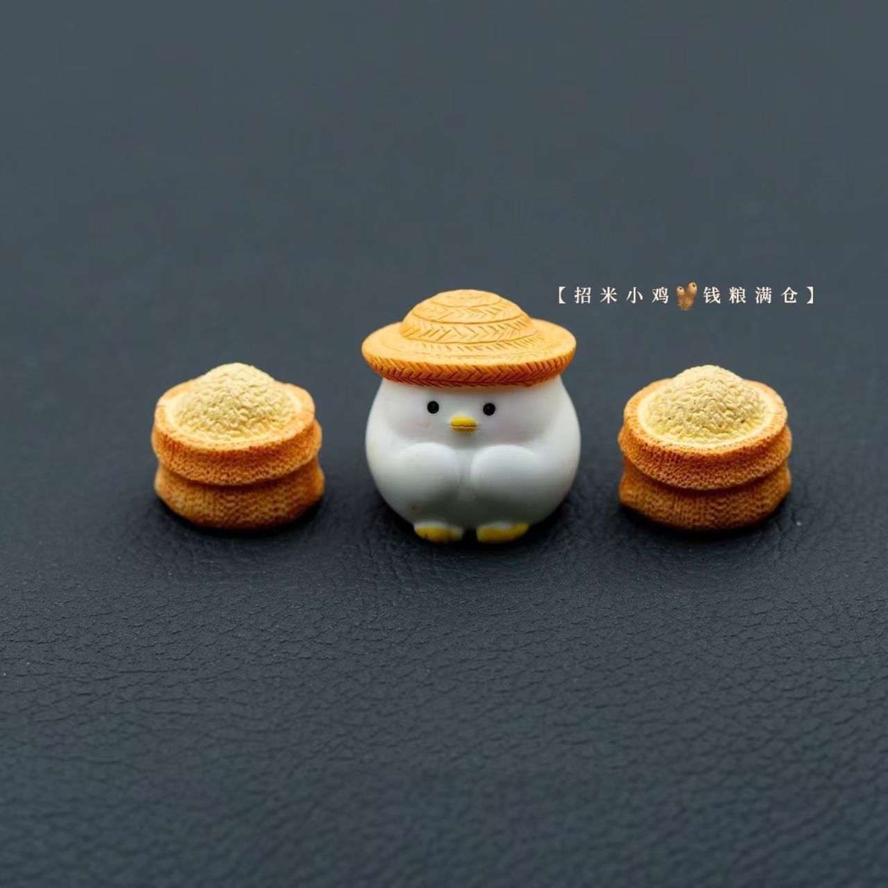 迷你小鸡摆件可爱卡通桌面装饰品摆件