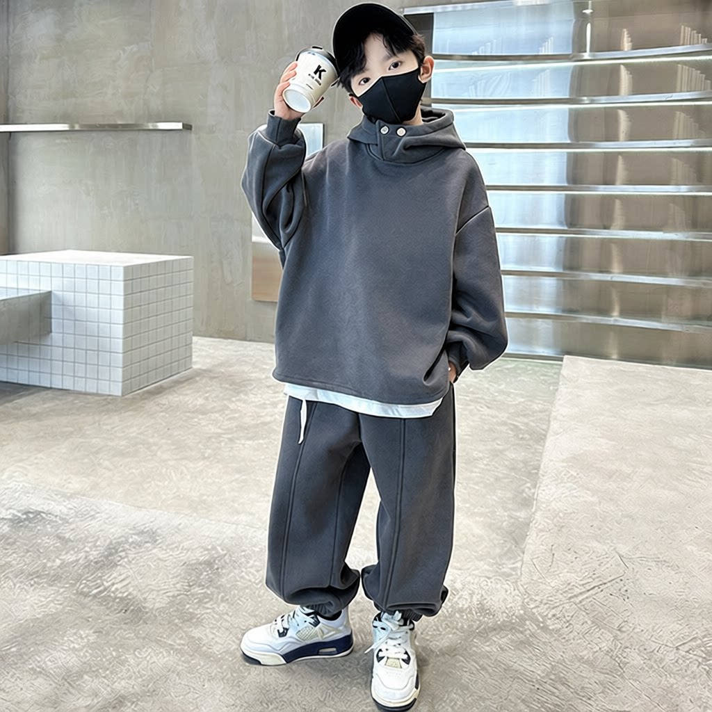 儿童装男童春装套装新款春秋款连