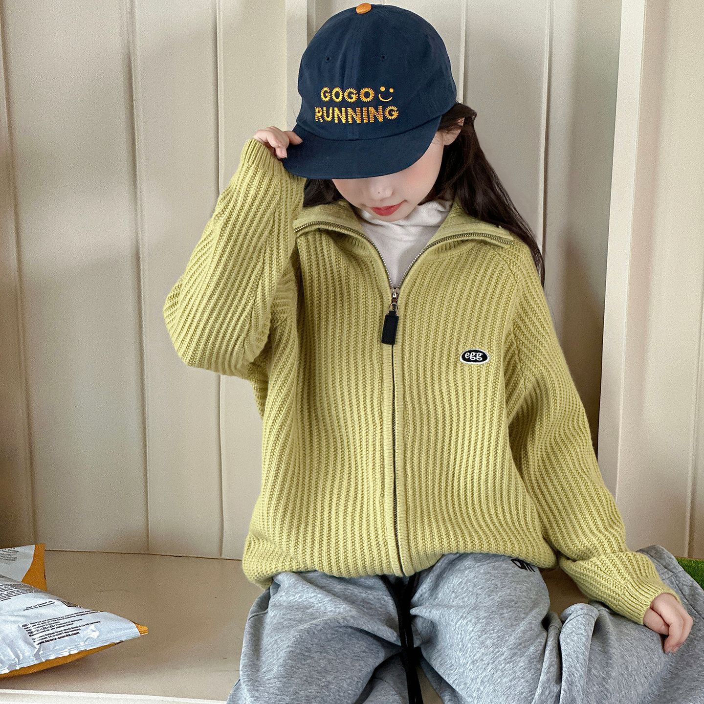 女童毛衣2026新款秋季韩版炸街中