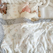 婴儿被子豆豆毯儿童被子毛毯秋冬恒温豆豆被新生儿盖被宝宝盖毯