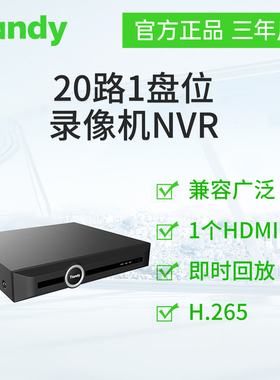 天地伟业NVR H265  20路1盘位录像机TC-R1120配置:I/B