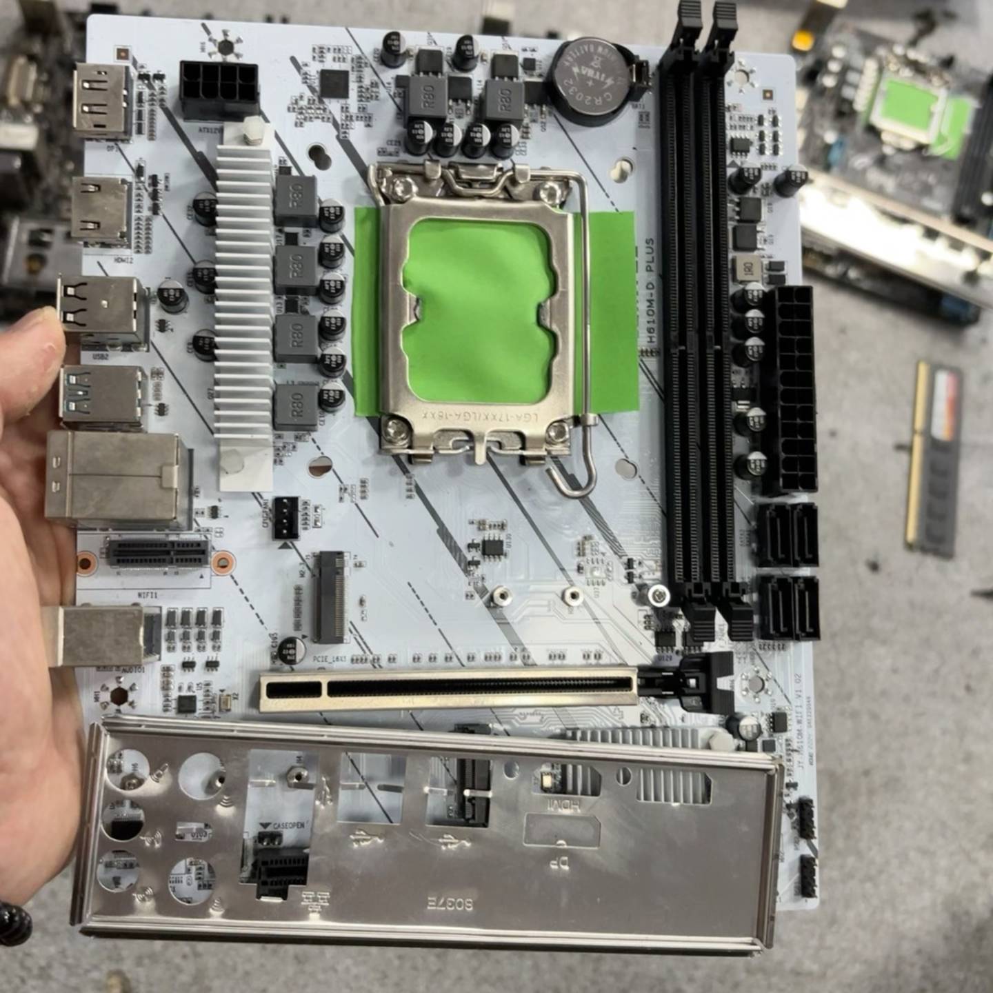议价精粤h610m-d plus主板 24年在保可维修翻新图片