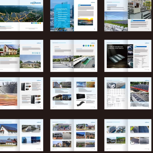 户用光伏光伏棚工商业光伏农光渔光互补地面集中式光伏充电桩画册