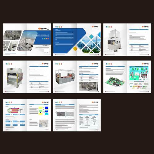 液压机系统机械设备真空层压机液压式真空电压机设备画册设计印刷