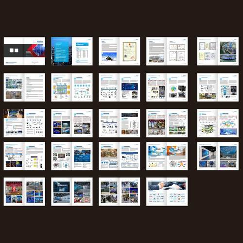 视频监控弱电智能化系统集成智能家居门禁停车场安防宣传册设计印