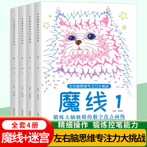 童心童语魔线左右脑思维专注力