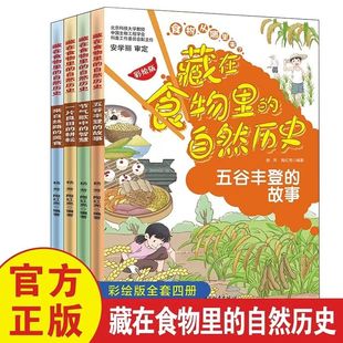 自然历史儿童小学阅读五谷丰登 藏在食物里 故事二十四节气故事 全4册