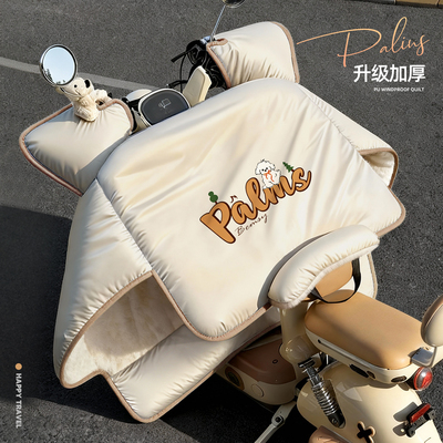 正招小型电动车挡风被防水防寒