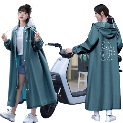 雨衣女款长款全身防暴雨连体